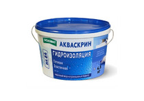 Гидроизоляция эластичная готовая ОСНОВИТ АКВАСКРИН НА64 4,5 кг Гидроизоляция эластичная готовая ОСНОВИТ АКВАСКРИН НА64 4,5 кг