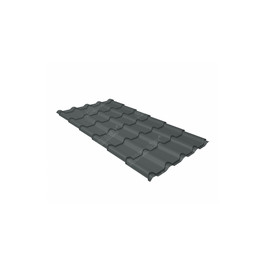 Металлочерепица Камея 0,5 Satin RAL 7005