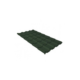 Металлочерепица Камея 0,5 Velur20 RAL 6020