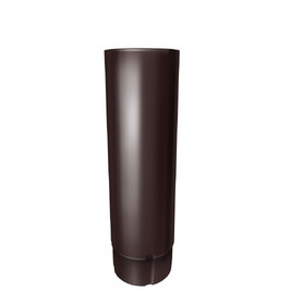 Труба круглая Optima 90мм 3м RAL 8017 шоколад