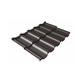 Металлочерепица модульная квинта Uno Grand Line c 3D 0,5 GreenCoat Pural Matt RR 32
