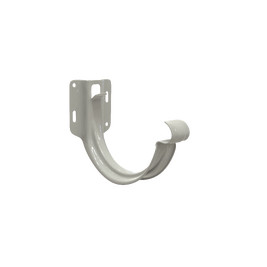 Кронштейн желоба универсальный, белый, RAL 9010, 125/90 SMARTLINE Steel