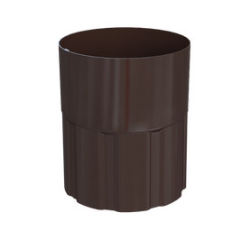 Муфта трубы, коричневый, RAL 8017, 125/90 SMARTLINE Steel