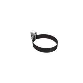 Хомут трубы, темно-коричневый, RR 32, 125/90 SMARTLINE Steel