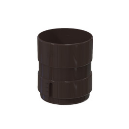 Муфта трубы, темно-коричневый, RAL 8019, 152/100 SMARTLINE PVC