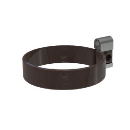 Хомут трубы, темно-коричневый, RAL 8019, 152/100 SMARTLINE PVC
