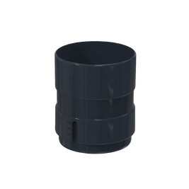 Муфта трубы, серый графит, RAL 7024, 152/100 SMARTLINE PVC