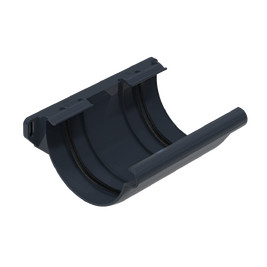 Соединитель желоба, серый графит, RAL 7024, 152/100 SMARTLINE PVC