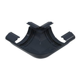 Угол желоба универсальный 90°, серый графит, RAL 7024, 152/100 SMARTLINE PVC