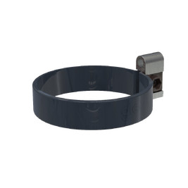 Хомут трубы, серый графит, RAL 7024, 152/100 SMARTLINE PVC
