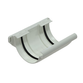 Соединитель желоба, белый, RAL 9010, 152/100 SMARTLINE PVC