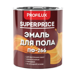 Эмаль ПФ-266 красно-коричневая 1,9кг Profilux
