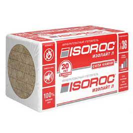 Утеплитель Изорок Изолайт Л(40) 50*1000*600 4,8м2 0,24 м3