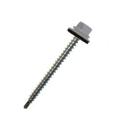 Саморез кровельный 4,8х70 RAL 7004 (100 шт/уп, сигнальный серый)