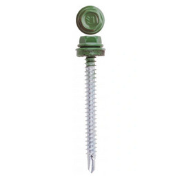 Саморез кровельный 4,8х70 RAL 6020 (100 шт/уп, хромовый зеленый)