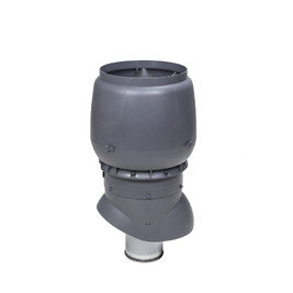 Выход вытяжки XL 160/300/500 ИЗ серый с колпаком VILPE Comfort