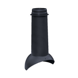 Выход вентиляции Krovent Pipe-VT 110/500 универсальный чёрный (RAL 9005)