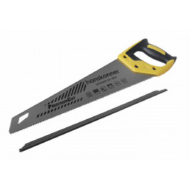 Hanskonner HK1060-01-4511 Ножовка Hanskonner по дереву 450мм, 3D зуб,чистый рез