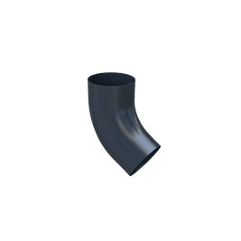 Колено трубы 60°, серый, RAL 7024, 125/90 SMARTLINE Steel