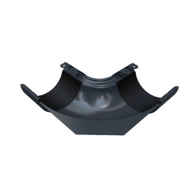 Угол желоба 90°, внутренний, серый, RAL 7024, 125/90 SMARTLINE Steel