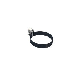 Хомут трубы, серый, RAL 7024, 125/90 SMARTLINE Steel