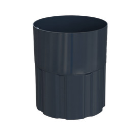 Муфта трубы, серый, RAL 7024, 125/90 SMARTLINE Steel