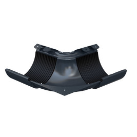 Угол желоба 135°, внутренний, серый, RAL 7024, 125/90 SMARTLINE Steel