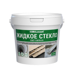 Жидкое стекло (1,5 кг) BITUMAST