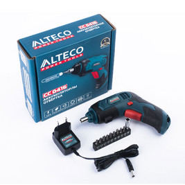 Аккумуляторная отвертка СС 0416, 3.6В, 1.5Ач, 4Нм ALTECO