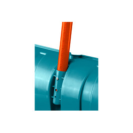 Лопата FIBER-500 снег. пласт. с алюм. планкой , фиберглас. черенок, V-ручка GRINDA PROLine