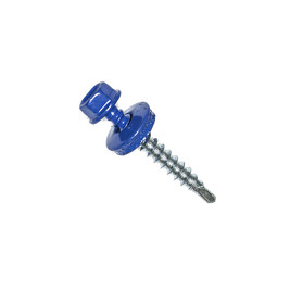 Саморез кровельный 4,8х35 RAL 5005 (250 шт/уп, сигнальный синий)