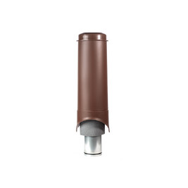 Выход вентиляции Krovent Pipe-VT IS 150/изол./700 коричневый (RAL 8017)