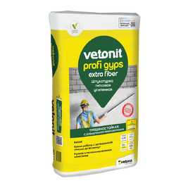 Штукатурка гипсовая усиленная белая Vetonit profi gyps 25кг (40 шт/под)