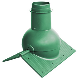 Коньковый элемент Krovent Pipe-Cone зеленый (RAL 6005)