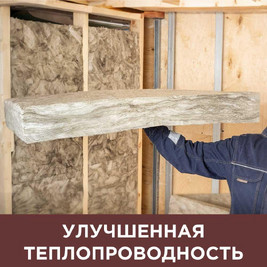 Утеплитель Vetonit (ISOVER) Теплые Стены Стронг-50х610х1000/Е/К (6,10м2, 0,305м3) 40шт/пал.