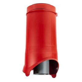 Выход канализации Krovent Pipe-VT IS 125/изол./500 красный (RAL 3009)