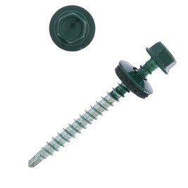 Саморез кровельный 4,8х50 RAL 6005 (зеленый мох)