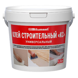 Клей строительный КС 1,5кг BITUMAST