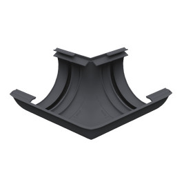 Угол желоба внутренний 135°, серый графит, RAL 7024, 125/80 SMARTLINE PVC