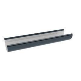 Желоб водосточный 125 мм, 3 м п., серый графит, RAL 7024, 125/80 SMARTLINE PVC