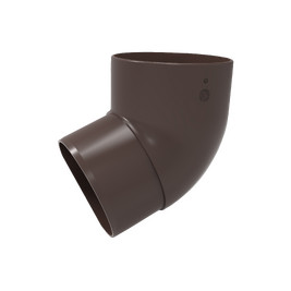 Колено трубы 67°, шоколадно-коричневый, RAL 8017, 125/80 SMARTLINE PVC