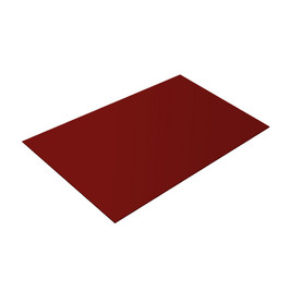 Плоский лист с плёнкой PE RAL 3011 2м*1,25м 0,4