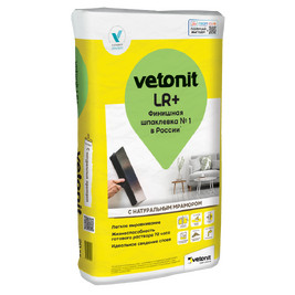 Шпаклевка полимерная финишная Vetonit LR+ 20кг (56 шт/под)