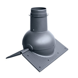 Krovent Коньковый элемент Pipe-Cone серый (RAL 7024)