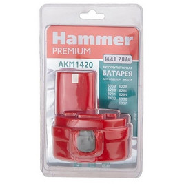 Аккумулятор HAMMER PREMIUM AKM1420  14.4В 2.0Ач для MAKITA